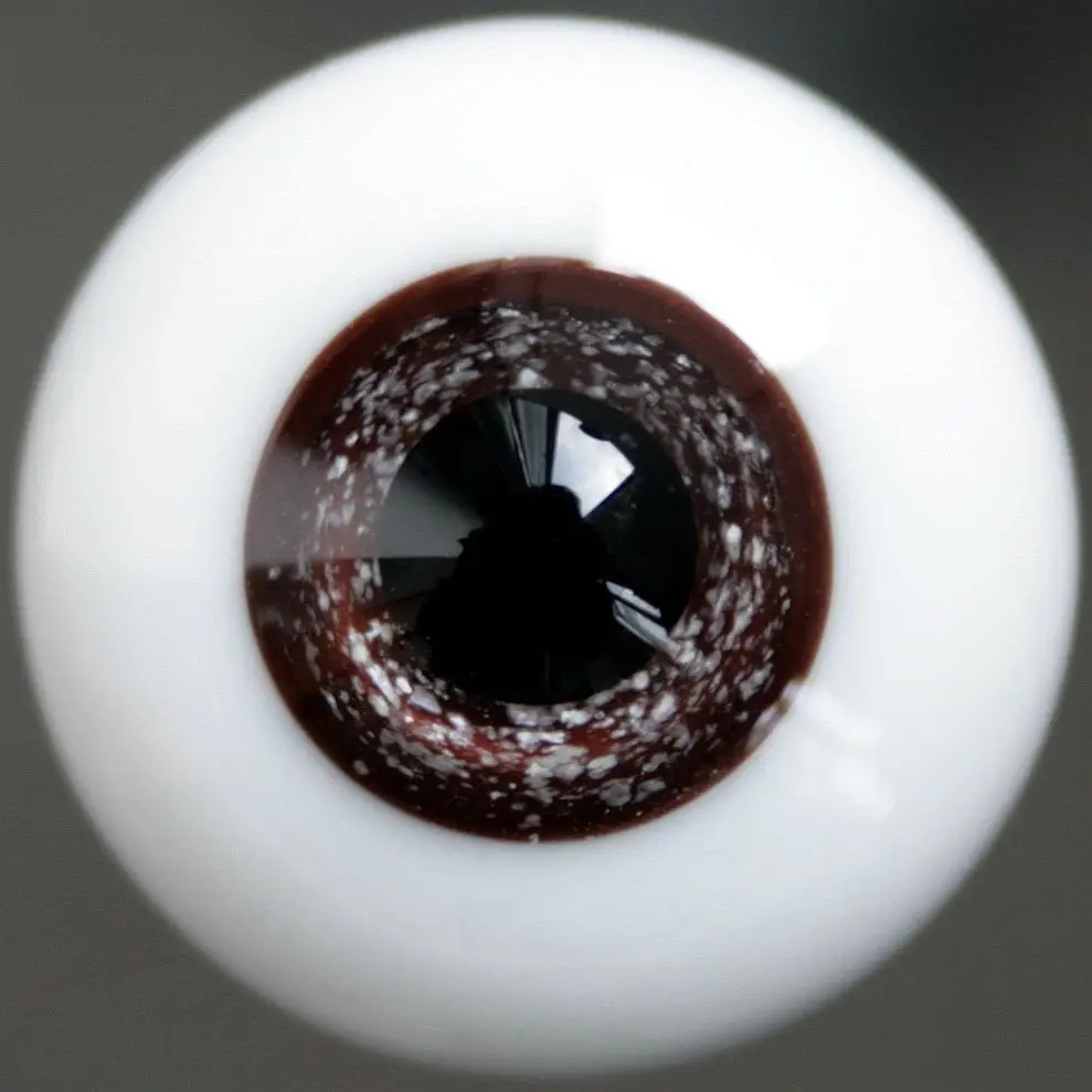 wamami 16mm Glass Dark Pupil Brown Eyes Outfit For BJD Dollfie
