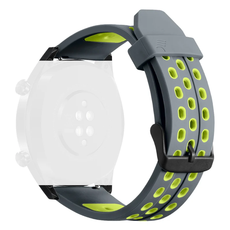 Силиконовый ремешок для часов huawei Bras port для часов GT/Honor Watch Magic/Watch 2 Pro и возможны другие часы 22 мм - Цвет: Style 2