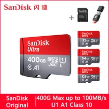 SanDisk Microsd карта 128 ГБ 32 ГБ 200 ГБ 64 Гб карта памяти A1 98 МБ/с./с класс 10 флэш-карты памяти Microsd SD/TF карты для телефона UHS-1