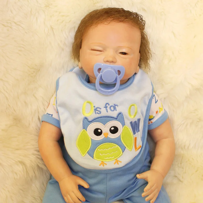 

45cm Handmade Reborn Dolls Realistic Soft Silicone Reborn Bebe Tsum Tsum Brinquedos YDK-85R1 Educantional Toy for Children