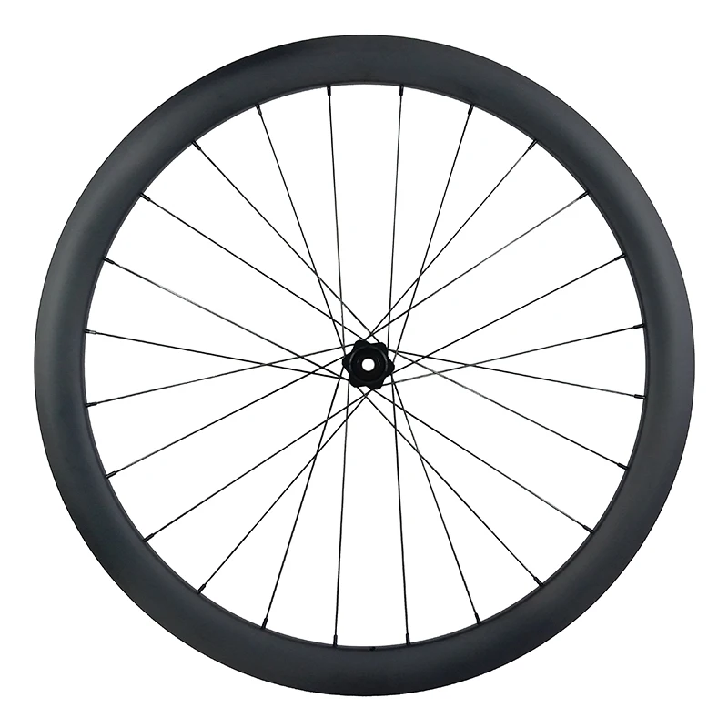 Perfect 1390g 700c 42mm asymmetric road disc carbon wheels 25mm wide clincher tubeless 350S center lock cyclocross bicycle 12X100 12X142 5
