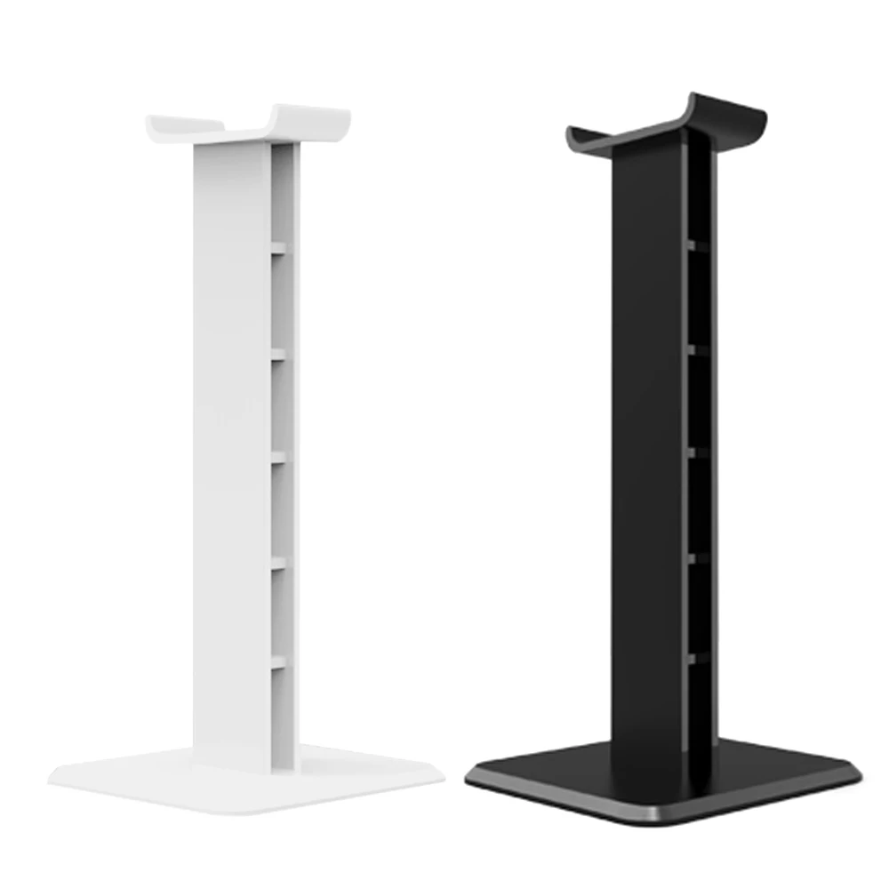 

Plastic Holder ABS Stand Lightweight Stable Desktop Bracket with Sticker for Wired Wireless Gaming Headphone Headsets Earphones