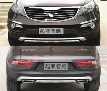 

Car modeling ABS Front Back cover stop trim bars front and rear plastic Stickers on the back window for Kia 2011-2016