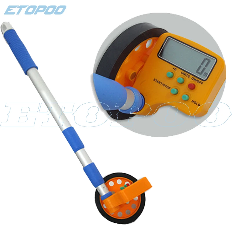 99999.9m digital Distance Measuring Wheel Surveyor Walking Tape pocket digital distance wheelin