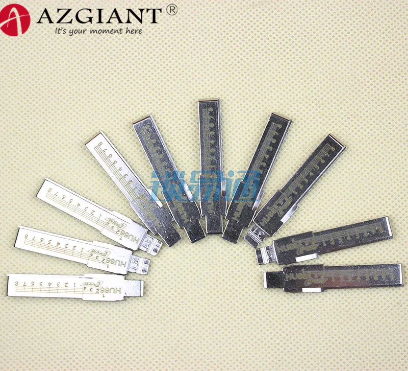 

31# Engraved Line Key HU66 for Volkswagen Seat skoda AUDI scale shearing teeth blank car key embryo locksmith tool