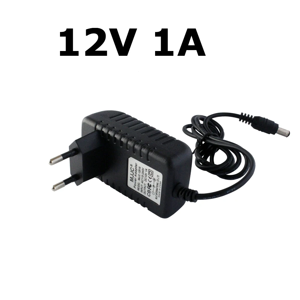 12v power supply 12V-1A-Black