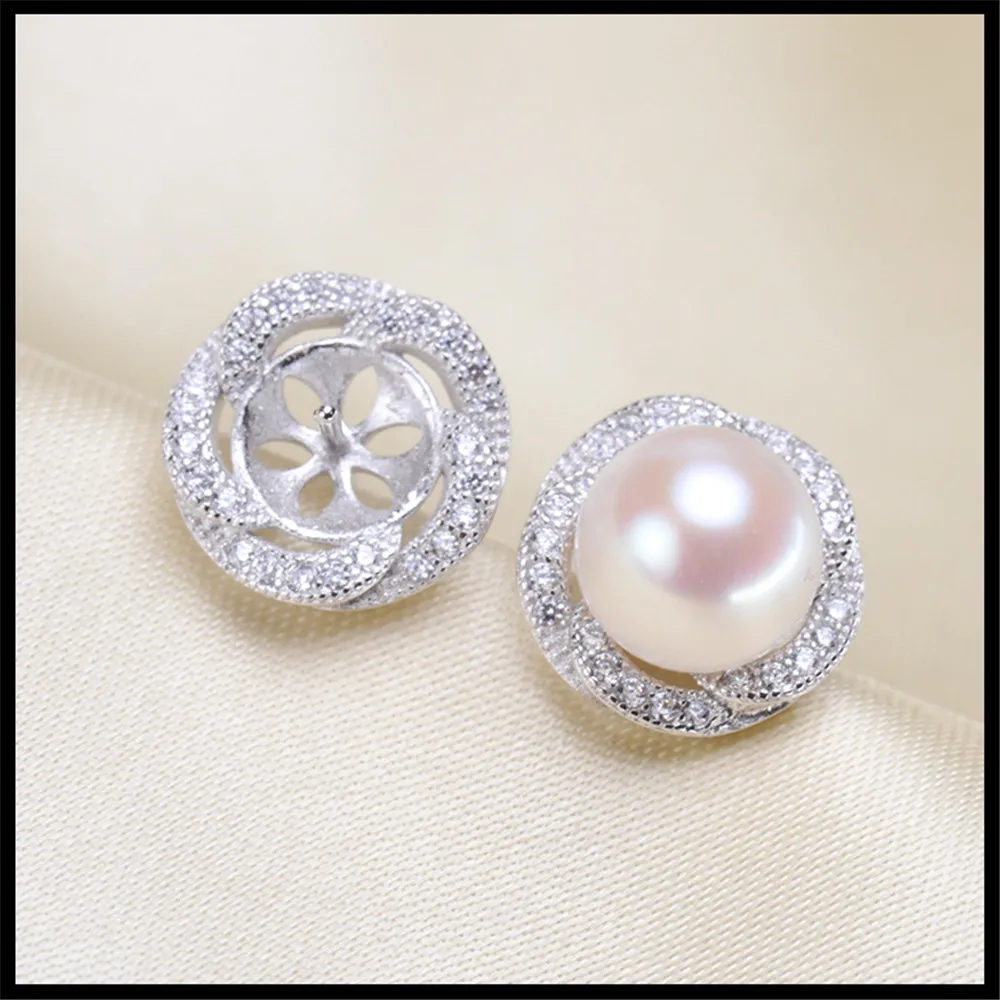 

Unique Design Hot Pearl Earrings Mountings, Drop Earrings Findings Settings Jewelry Parts Fittings Drop Earrings Accessories