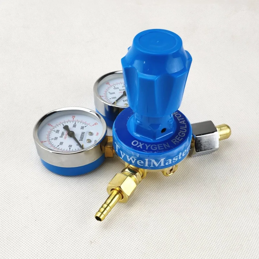 Herramientas Reguladoras De Acetileno Soldadura Antorcha De Corte Reductor De Presi/ón De Acetileno 0-2.5MPA Calibre Doble