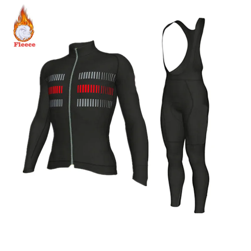 

Northwave Warm 2019 Winter Thermal Fleece Cycling Clothes NW Men's Jersey Suit Outdoor Riding Bike MTB Clothing Bib Pants Set