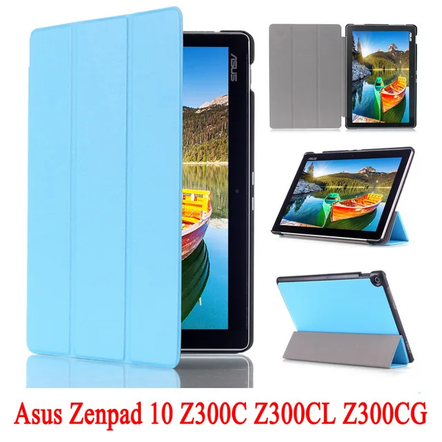 

High Quality Case For Asus Zenpad 10 Z300CL Z300CG Z300C Z300 Z300CNL 10.1" Tablet Smart Awakening Leather Case+Screen Film+Pen