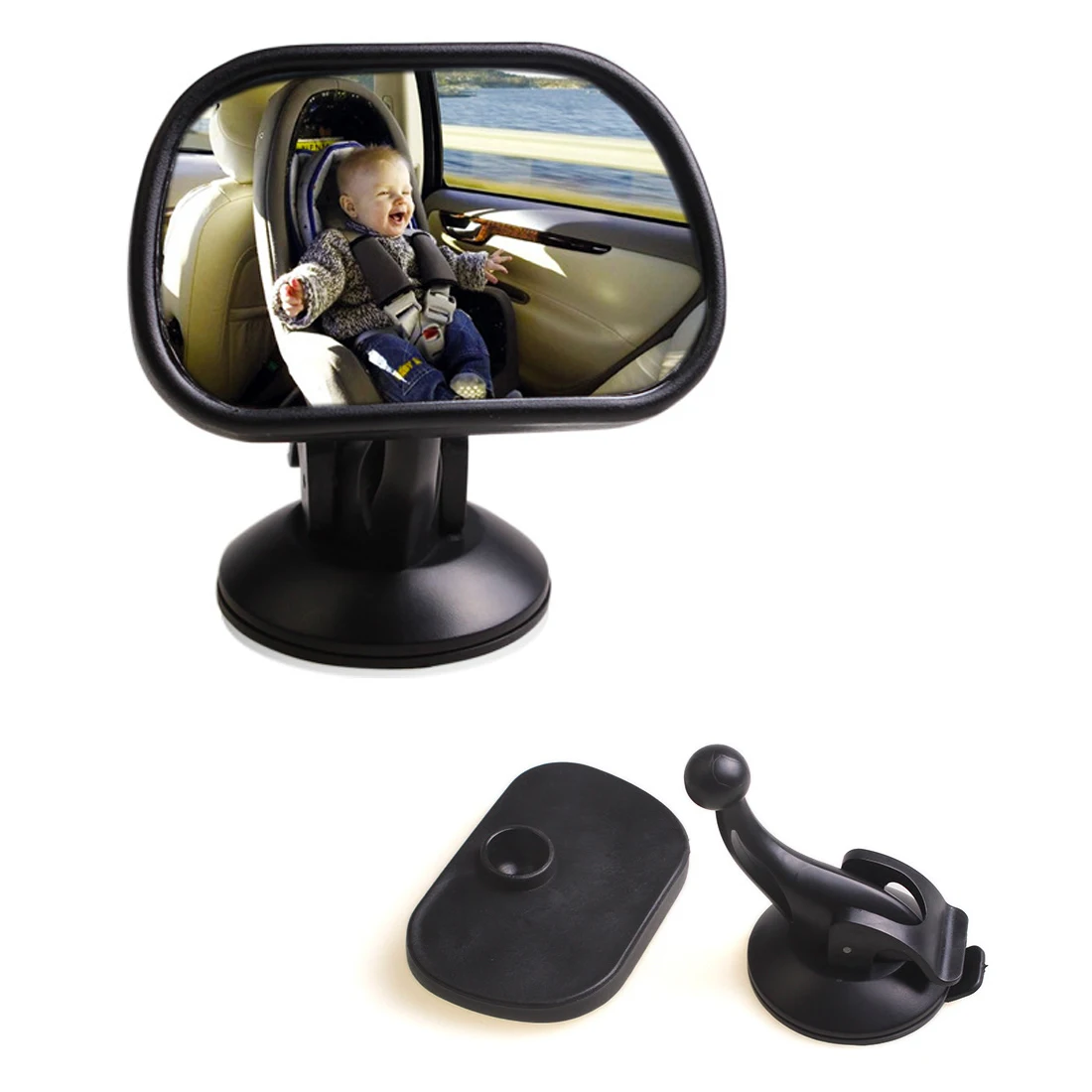 Universal Car Rear Seat View Mirror Baby Child Safety With Clip and Sucker