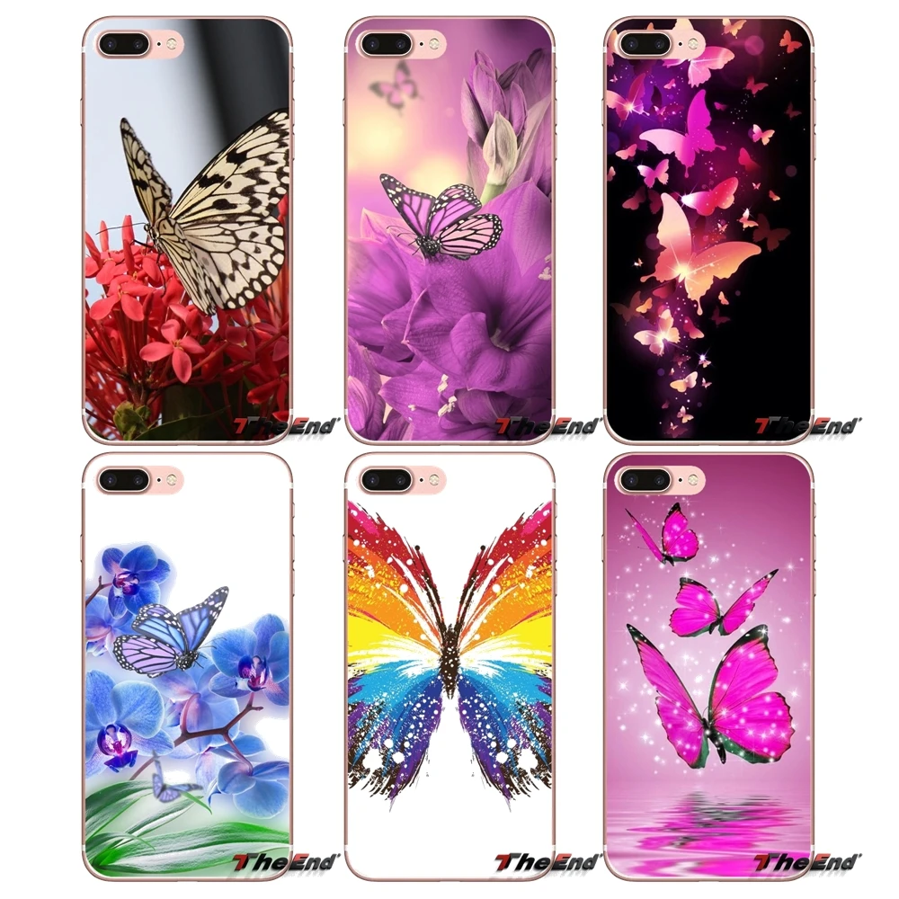 Colorful Butterfly Wallpaper Soft Case For Sony Xperia Z Z1 Z2 Z3 Z5 Compact M2 M4 M5 T3 Xa Aqua Lg G4 G5 G3 G2 Mini Half Wrapped Cases Aliexpress