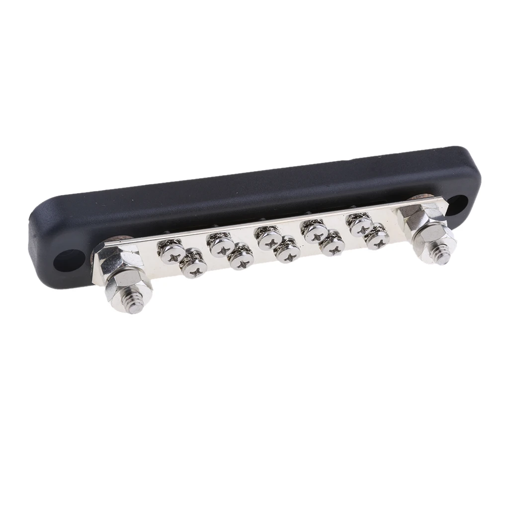 12V/24V 10 Way Power Distribution Bus Bar 10x4mm Screws 100A Rated Marine