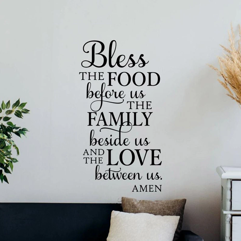 Cooking Kitchen Bless This Kitchen Wall Decal Vinyl Decor Family Wall Art Cooking Kitchen Bless This Kitchen Wall Decal Vinyl Decor Family Wall Art
