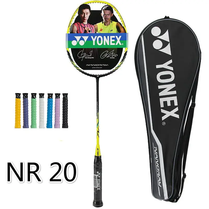 Yonex Nanoray D1 D8ge Nr 20 ракетки для бадминтона Yy Raquete свет углеродного волокна ракетки для бадминтона - Цвет: NR 20