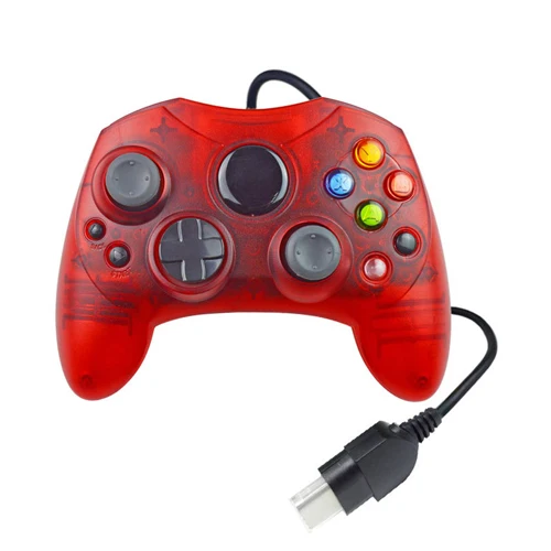 RED 1 шт. классический проводной джойстик контроллер для microsoft xbox контроллер для xbox геймпад Ретро джойстик, управление - Цвет: RED