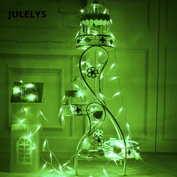 

JULELYS 30M 300 Bulbs Willow Garland LED String Lights For Christmas Tree Decoration Gerlyanda LED Lights Decoration For Holiday