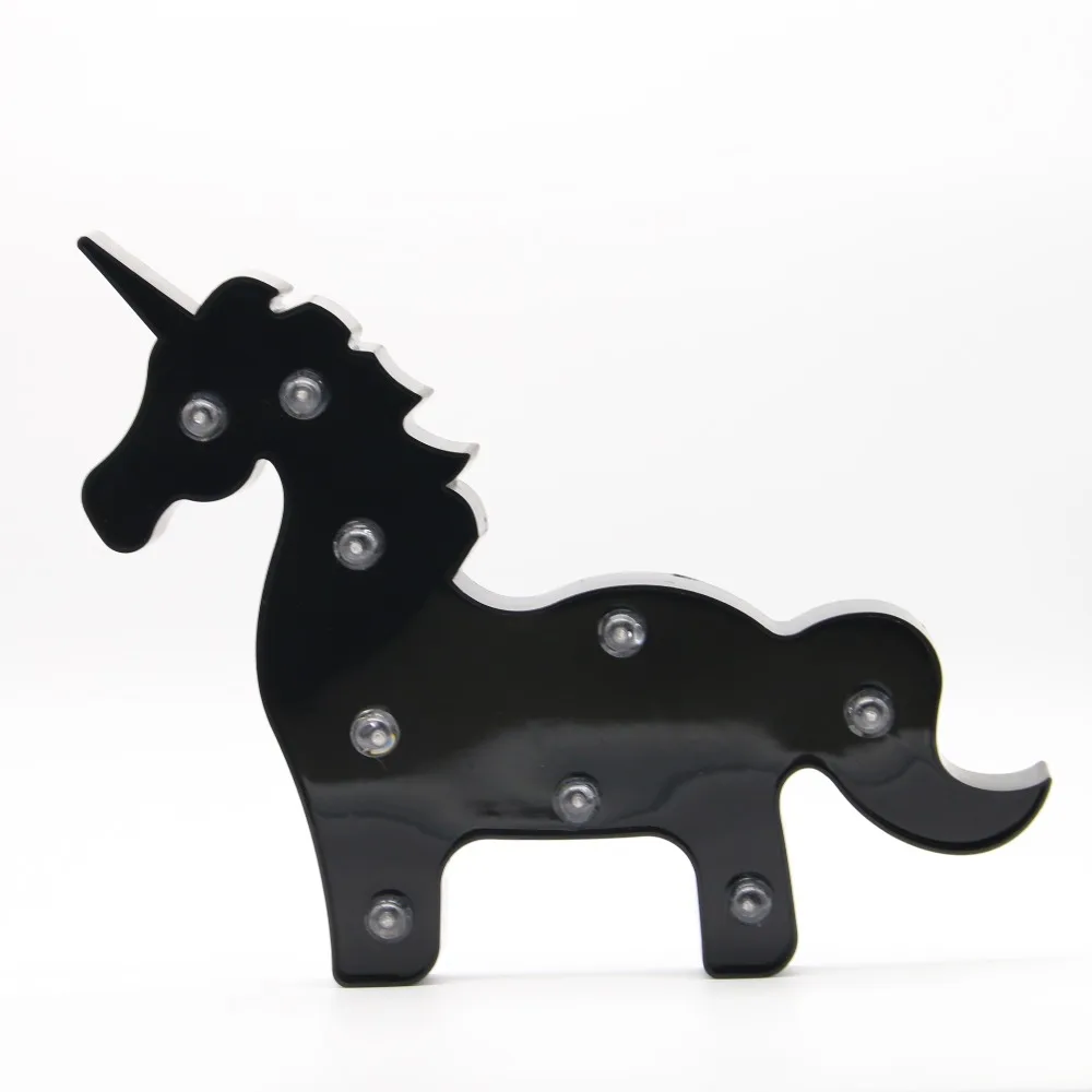 

LED Table Night Light Unicorn LED Night Lights Party3D Table Lamp Marquee Sign Letter Light Decor XMAS Christmas Gifts