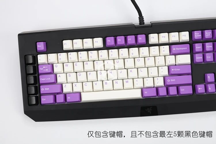 Taihao abs double shot колпачки для diy игровой механической клавиатуры razer blackwidow ultimate 87 104 [только колпачки]