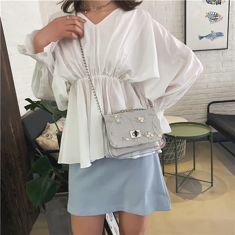 Transparent handbag Shoulder Bag crossbody Bags for Women 2019 Messenger Bags women's bag bolsa feminina sac a main 40AP1803