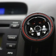 DIY JDM Стиль Te37 обод колеса тормозного диска автомобиля из сплава в виде металлического кондиционер воздуха Компрессор AC розетка украшение-эмблема вентиляционное отверстие