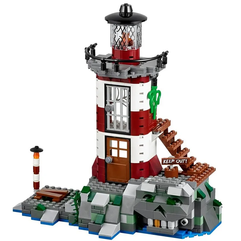 

Scooby Doo Haunted Lighthouse 75903 Building Block Model Figure Model Educational Toys For Children Compatible BELA 10431