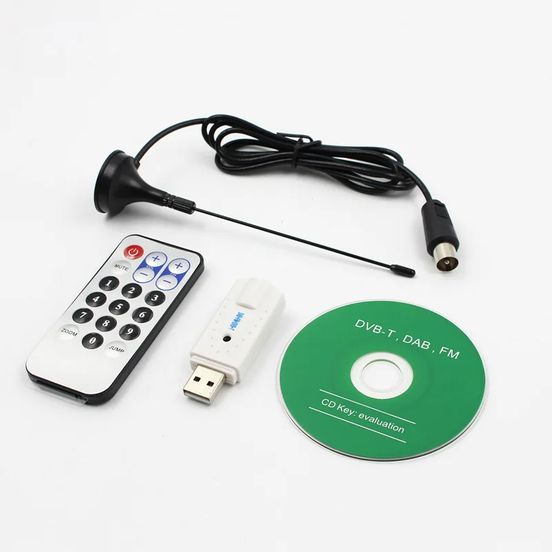 

USB DVB-T TV Stick Support MPEG-2/H.264 RTL-SDR FM+DAB DVB-T USB 2.0 Digital TV Stick Tuner Receiver for PC Laptop