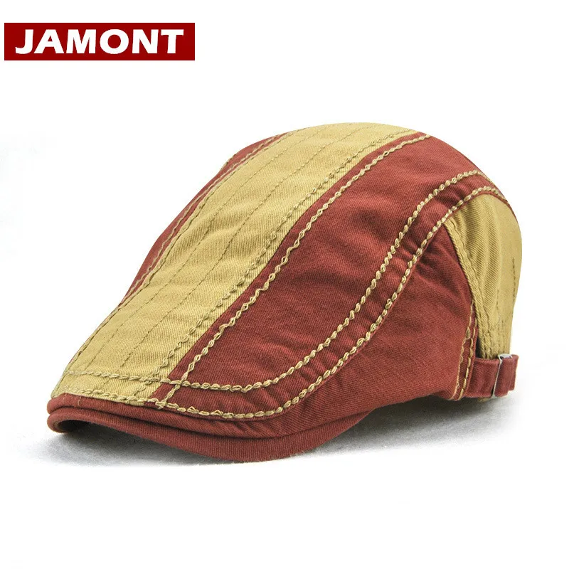 [JAMONT] Модный берет шапка Кепка с якорем хлопковые шапки для мужчин и женщин кепки с козырьком от солнца Gorras Planas плоская кепка Повседневная французская шляпа