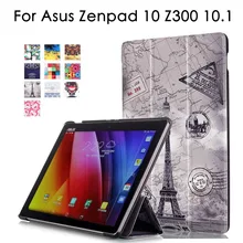 Уникальный дизайн Магнитная чехол для Asus ZenPad 10 Z300 Z300c z300m Z301MLF Z301ML Z301 10.1 Tablet Case PU кожаный чехол откидная крышка