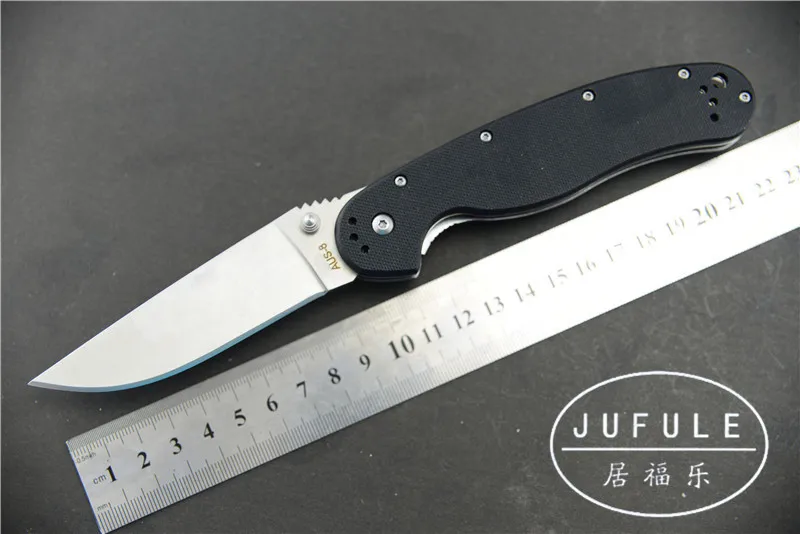 JUFULE RAT Model 1 Folding Knife AUS-8 Blade Tactical Pocket Outdoor Camping EDC Tools Survival Hunting Rescue Knives OEM | Инструменты