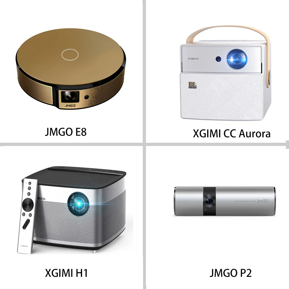 XGIMI H1/ CC Aurora/ JMGO E8 / JMGO P2 DLP projector support 4k video