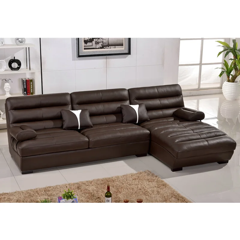 

Luxury business sofa set L shaped sectional sofa for reception room furniture