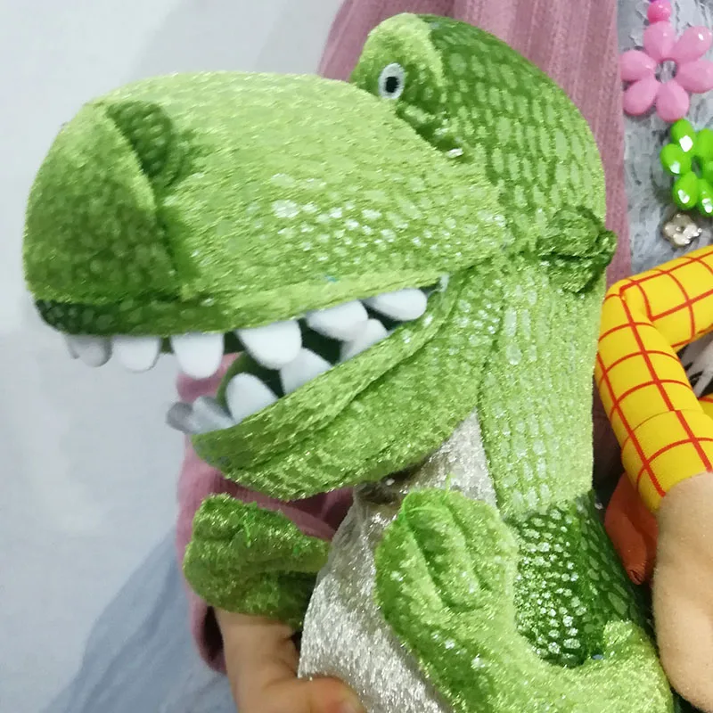Оригинальная игрушка история плюшевые куклы древесный Рекс Зеленый Динозавр, игрушка животное игрушка День рождения Рождественский подарок на год