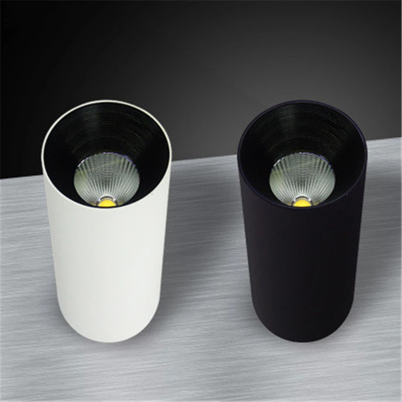 

High Quality Surface Mounted Cylindrical LED Downlight led lamp COB 5W 7W 10W 12W 15W spot light blub Downlight LED Light Source