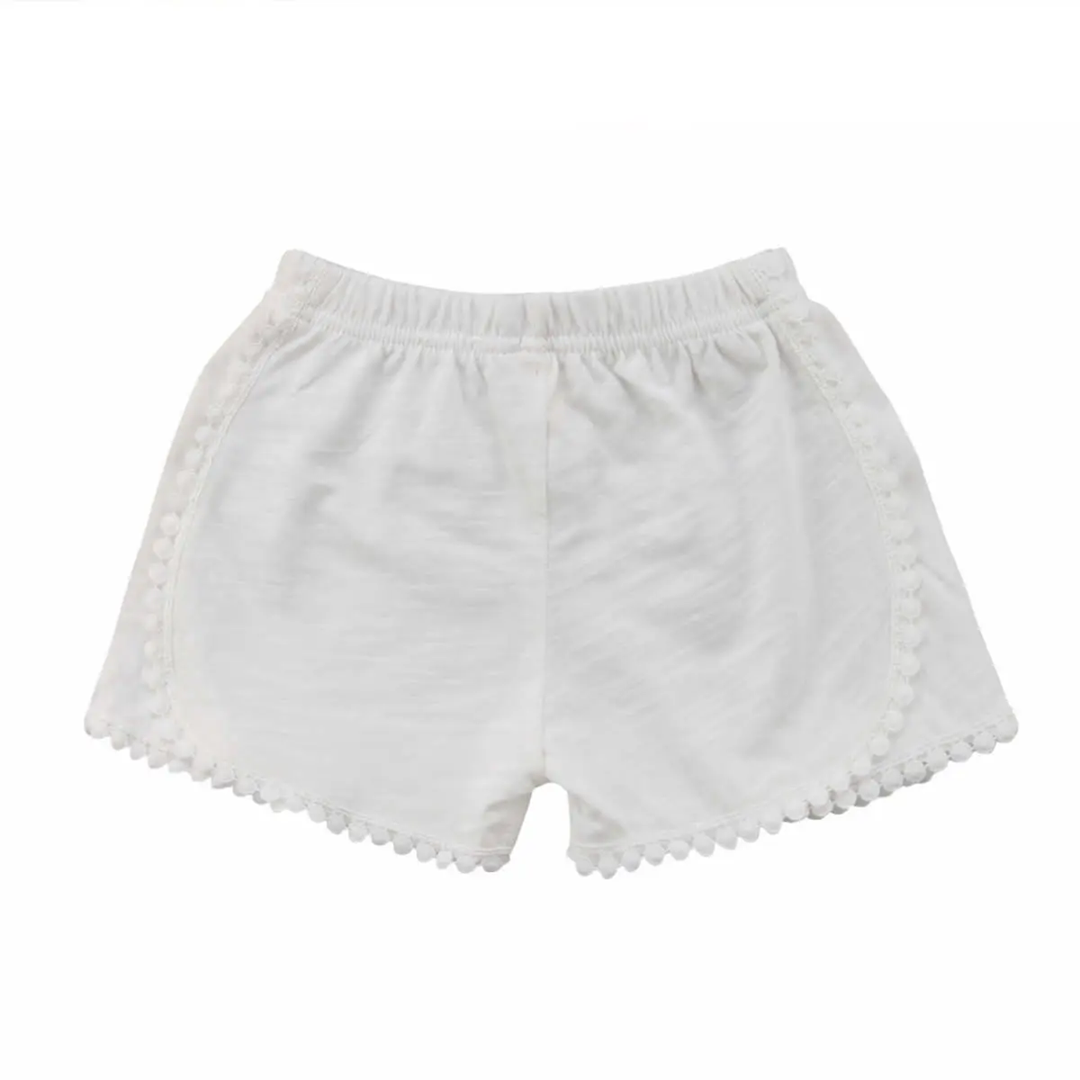 Pudcoco/Новинка года; Детские хлопковые штаны для маленьких мальчиков и девочек; шорты; шаровары - Цвет: Белый