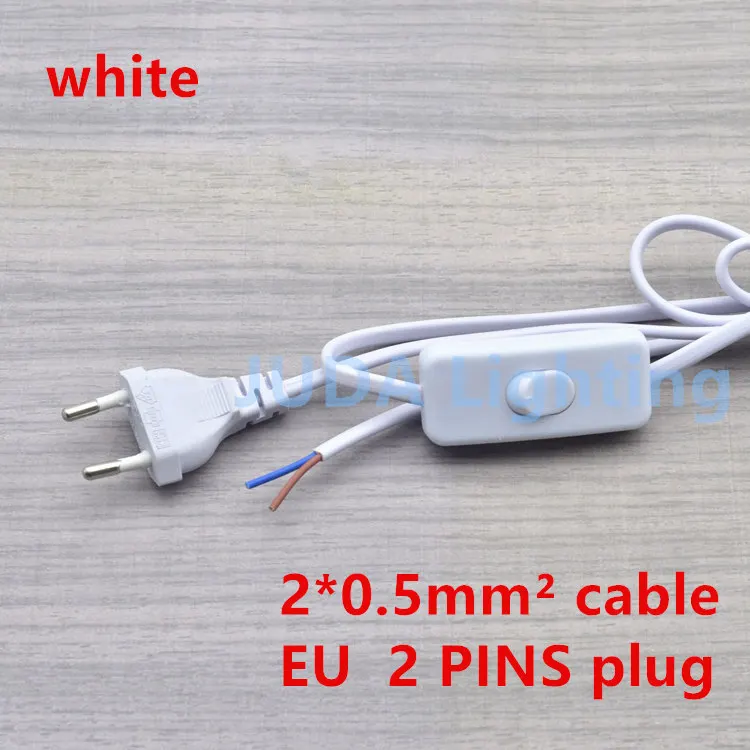 Eu Power Cord Extension Cord On Off Button Switch Cable Wire