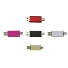 2-in-1 Type-C 3.1 USB 3.0 Flash Drive U Disk Waterproof 16GB 32GB 64GB Memory Stick Metal Pendrive for Type C Phone and PC MAC