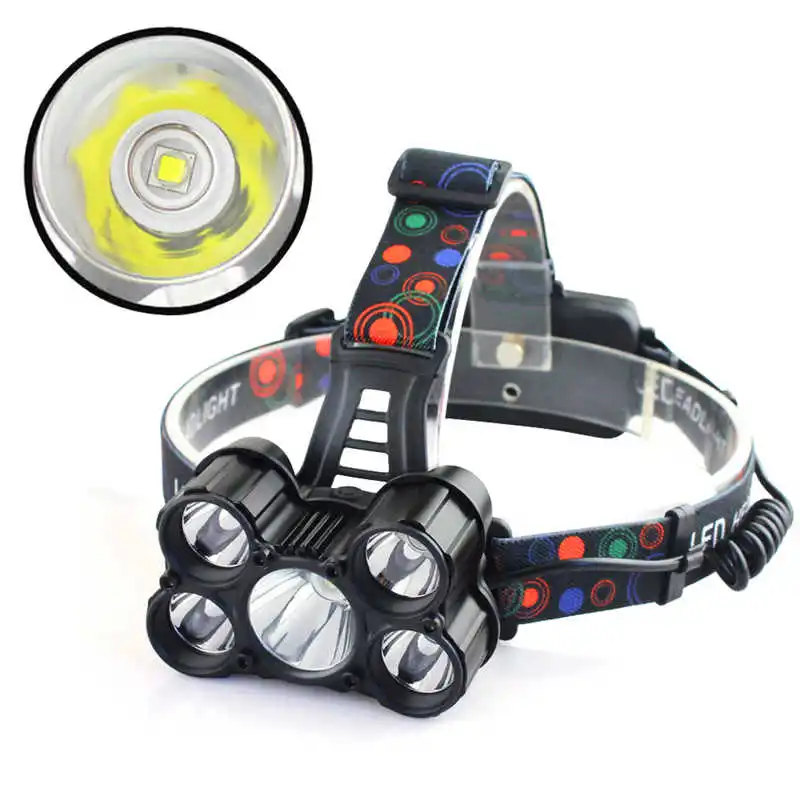 

lanterna led t6 Rechargeable nitecore 18650 Head Light Torch powerful led flashlight laser pointer #4S11