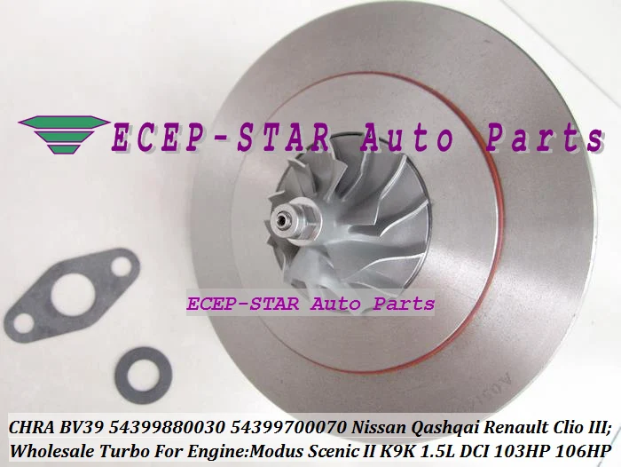 BV39 54399880030 54399700070 Turbo CHRA For NISSAN Qashqai Renault Clio III Modus Scenic II K9K 1.5L DCI 106HP (2)
