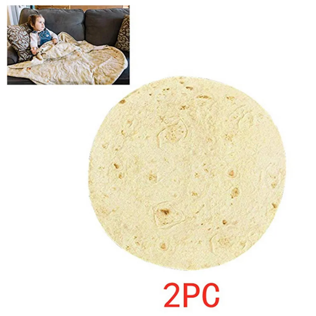 

2PC Burrito Blanket Soft Giant Round Beach Towel For Kids Or Adults Home decor Drop Shipping Best Selling