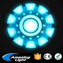 Ironman 6 Sound Active Flash Light El Panel t-shirt panel decoration led flashing panel Free Shipping
