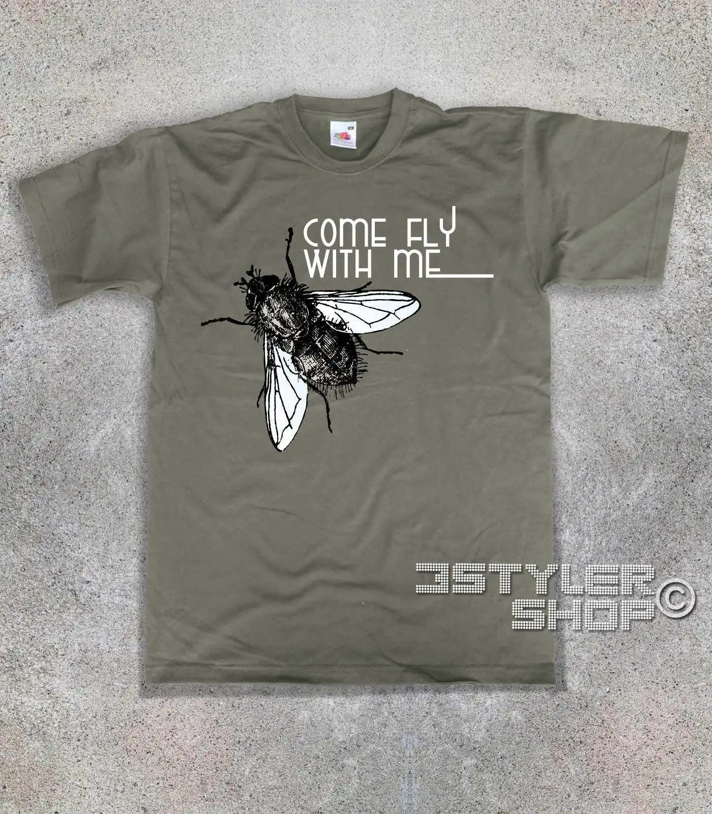 Винтажная футболка унисекс модная с надписью Come Fly With Me Mosca Frank Sinatra 2019|Футболки| |