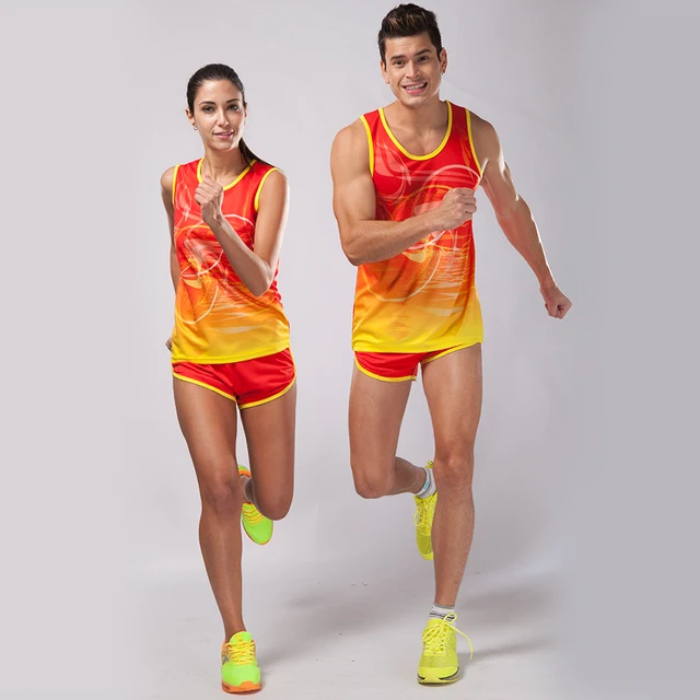 Camiseta de fútbol para hombre y mujer, conjunto de entrenamiento de fútbol, ropa deportiva para mujer, chaleco de maratón + Pantalones cortos para correr, conjuntos de ropa de campo 2018 Camiseta de fútbol para hombre y mujer, conjunto de entrenamiento de fútbol, ropa deportiva para mujer, chaleco de maratón + Pantalones cortos para correr, conjuntos de ropa de campo 2018