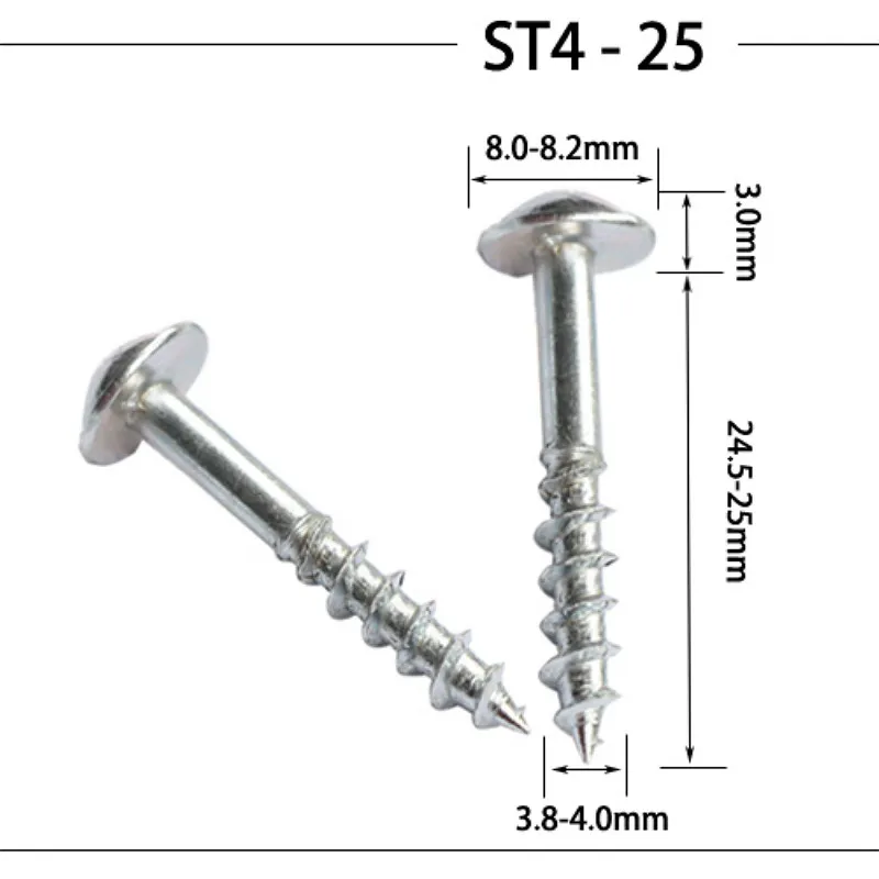 100 шт. высокопрочные саморезы для карманного отверстия джиг деревообрабатывающий инструмент ST4-20 ST4-25