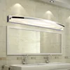 Applique murale moderne à Led en acier inoxydable, éclairage en acrylique pour miroir de salle de bain, abat-jour, 170-240V, 12W / 20W ► Photo 1/6