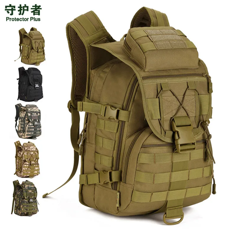 Мужская прочная нейлоновая Военная Сумка Molle Рюкзак Для Путешествий