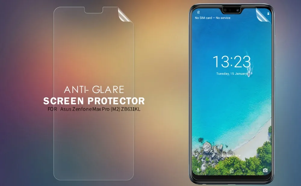 2 шт./лот для Asus Zenfone Max Pro M2 ZB631KL NILLKIN Супер прозрачная защитная пленка против отпечатков пальцев или матовая защитная пленка для экрана