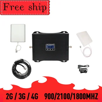 

TFX-BOOSTER 2G 3G 4G Cell Phone Signal Booster Triple band Mobile Cellular Signal Repeater GSM 900 LTE 1800 WCDMA 2100mhz