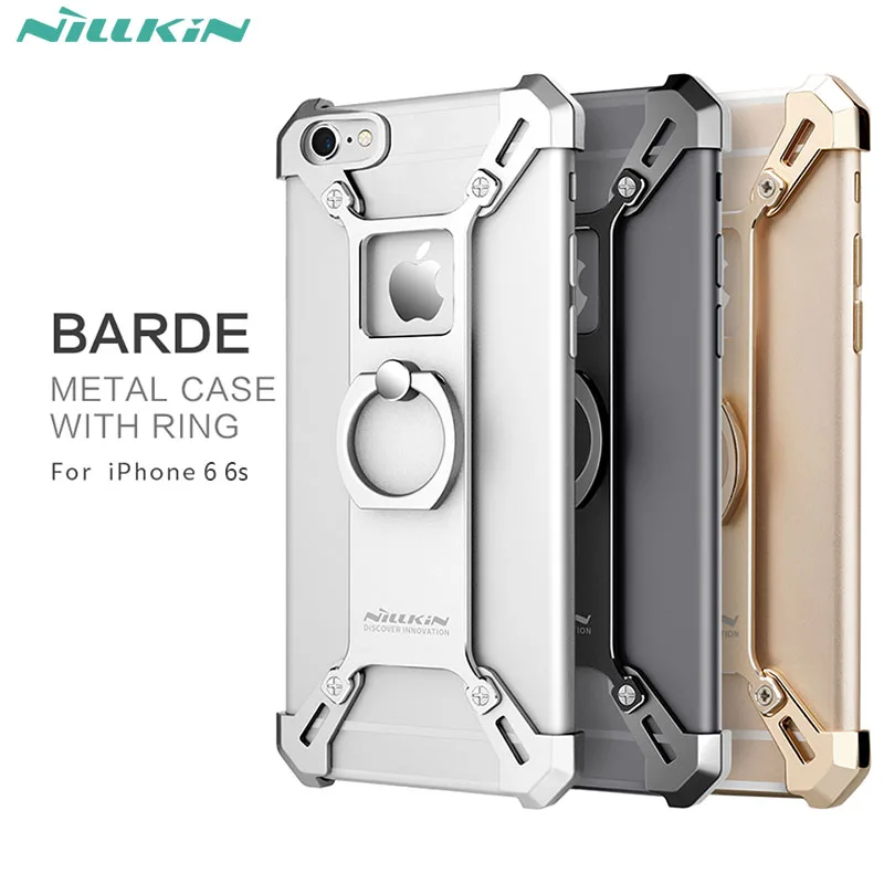 bilder für Für iphone 6 S Capa Handy-telefon Standplatz-abdeckung Nillkin Barde Metallgehäuse mit Ring Form Halter für iPhone 6 6 S telefon fall 4,7 zoll bilder für Für iphone 6 S Capa Handy-telefon Standplatz-abdeckung Nillkin Barde Metallgehäuse mit Ring Form Halter für iPhone 6 6 S telefon fall 4,7 zoll