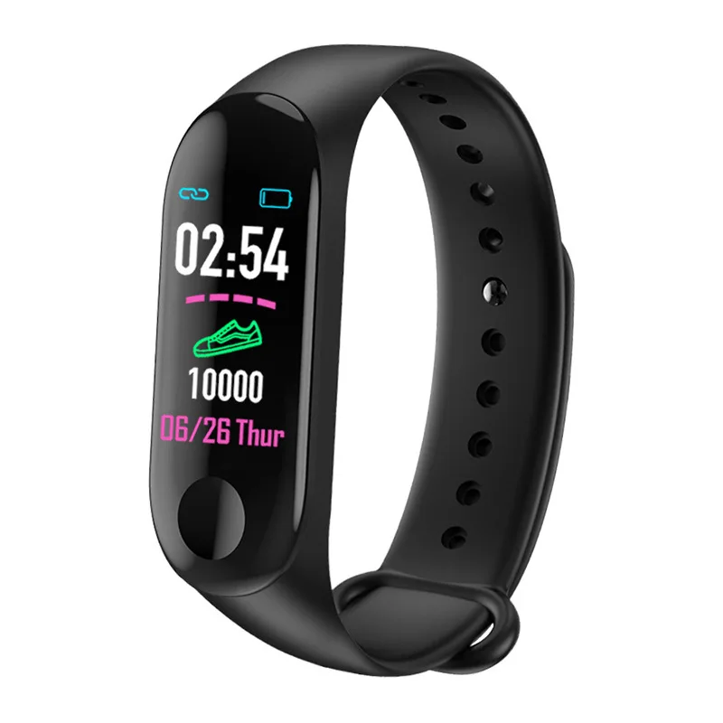 

Smart Bracelet Color Touch Screen Blood Pressure Fitness Tracker Heart Rate Monitoring Smart Bracelet Movement for Android IOS